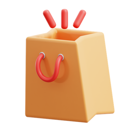 Empty Bag  3D Icon