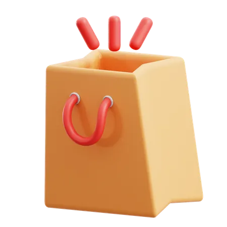 Empty Bag  3D Icon