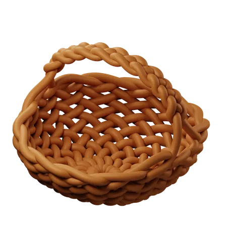 Empty Basket  3D Icon