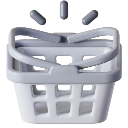 Empty Basket  3D Icon