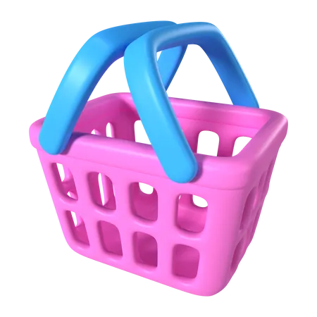 Empty Basket  3D Icon