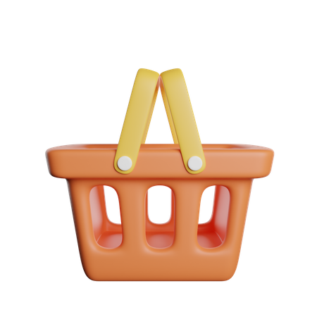 Empty Basket  3D Icon