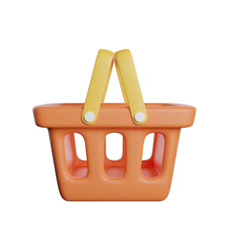 Empty Basket  3D Icon