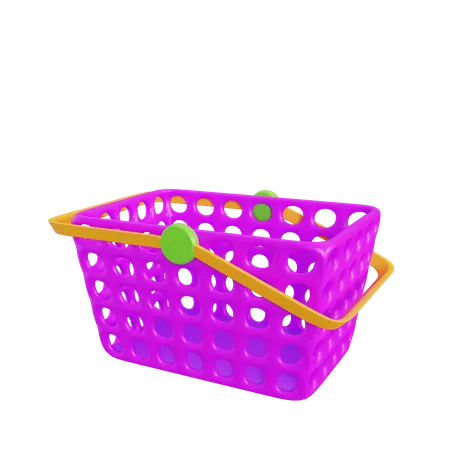 Empty Basket  3D Icon