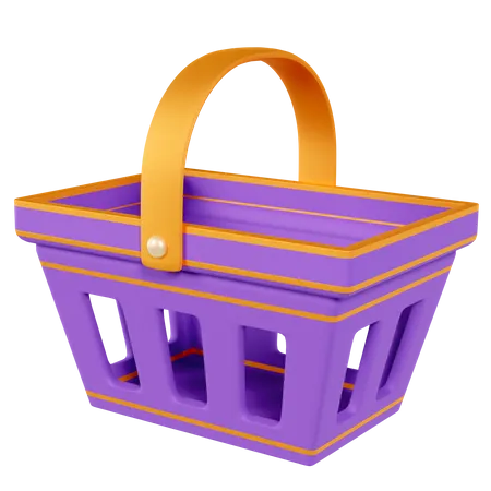 Empty Basket  3D Icon