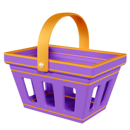 Empty Basket  3D Icon