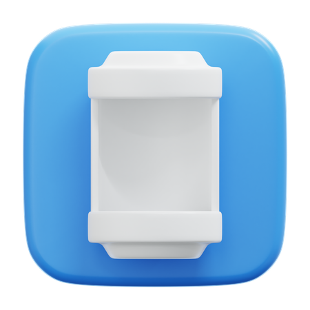Empty Battery  3D Icon