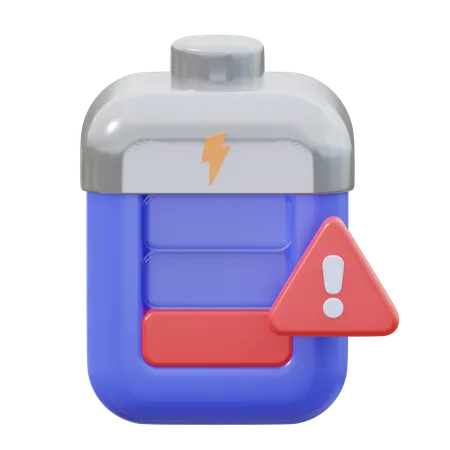 Empty Battery  3D Icon
