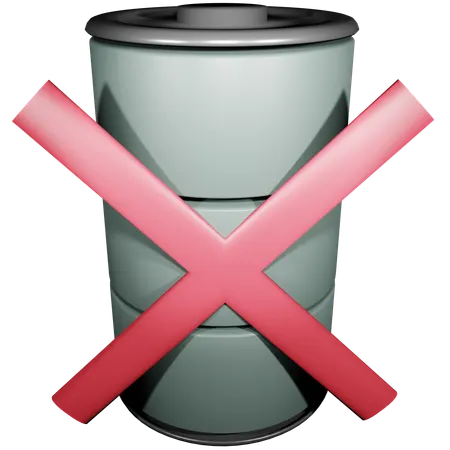 Empty Battery  3D Icon