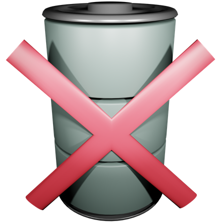 Empty Battery  3D Icon