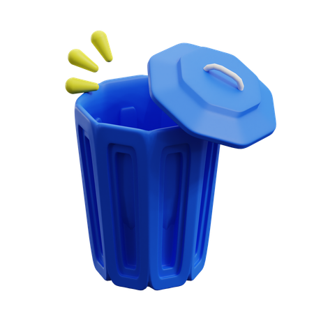 Empty Bin  3D Icon