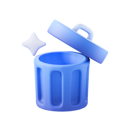 Empty bin  3D Icon