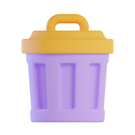 Empty Bin  3D Icon