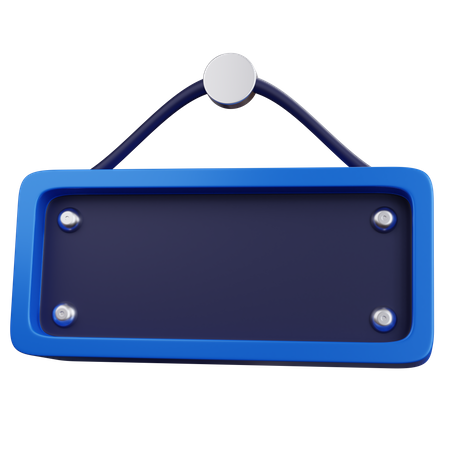 Empty Board 3D Icon