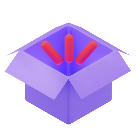 Empty box  3D Icon