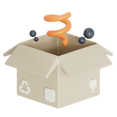 Empty box  3D Icon