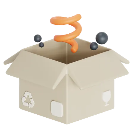 Empty box  3D Icon