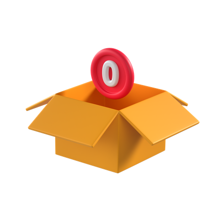 Empty Box  3D Icon