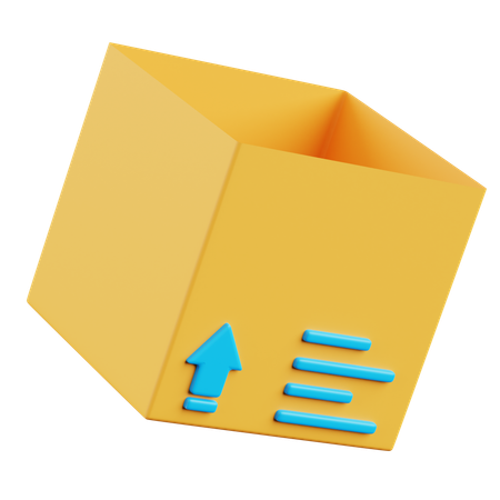 Empty box  3D Icon