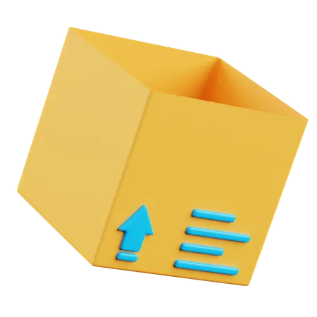 Empty box  3D Icon