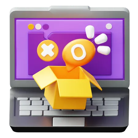 Empty Box  3D Icon