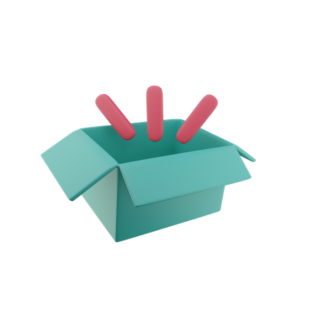 Empty Box  3D Icon