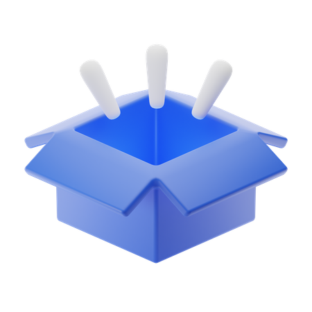 Empty box  3D Icon