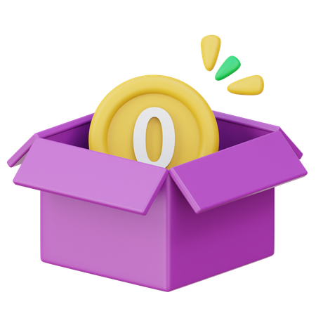 Empty Box  3D Icon