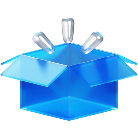 Empty Box  3D Icon