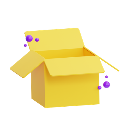 Empty Box  3D Icon