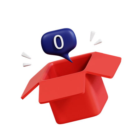 Empty Box  3D Icon
