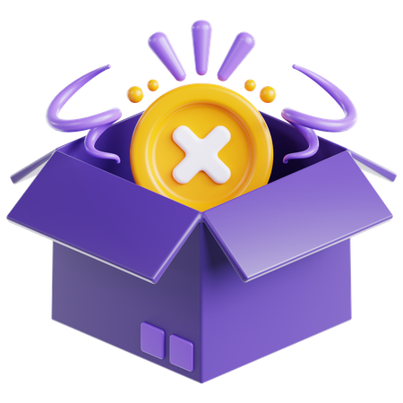 Empty Box  3D Icon