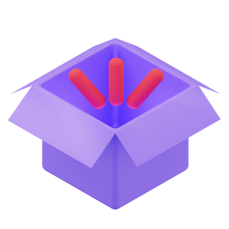 Empty box  3D Icon