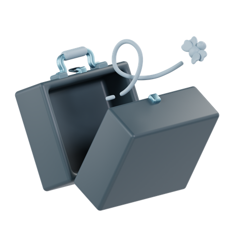 Empty Briefcase  3D Icon