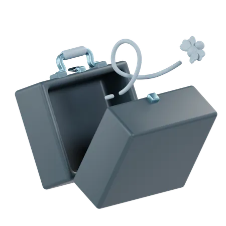 Empty Briefcase  3D Icon