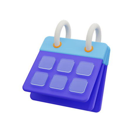 Empty Calendar  3D Icon