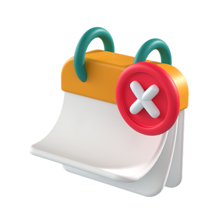 Empty Calendar  3D Icon