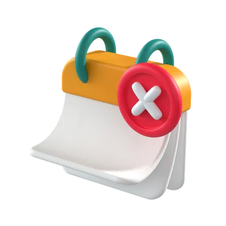 Empty Calendar  3D Icon