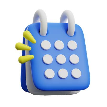 Empty Calendar  3D Icon