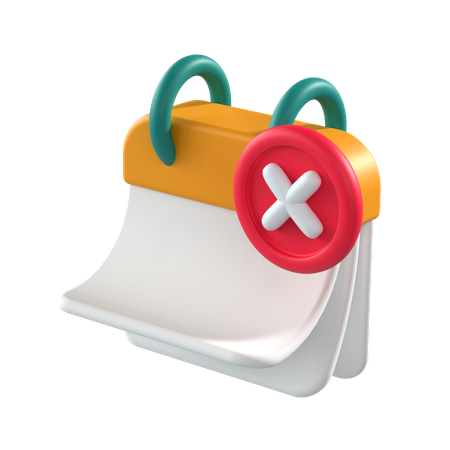 Empty Calendar  3D Icon
