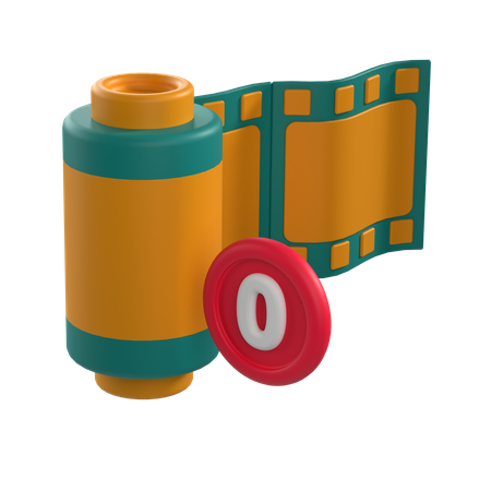 空のカメラロール  3D Icon