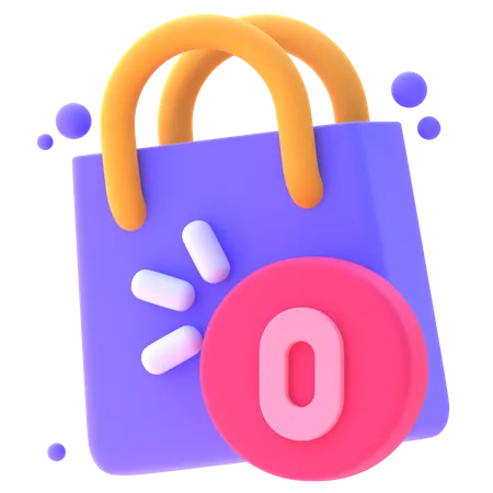 Empty Cart  3D Icon