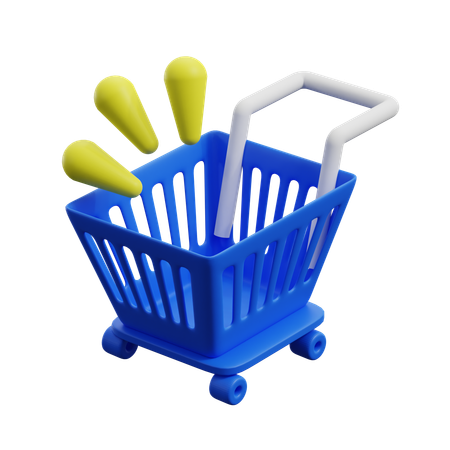 Empty Cart  3D Icon