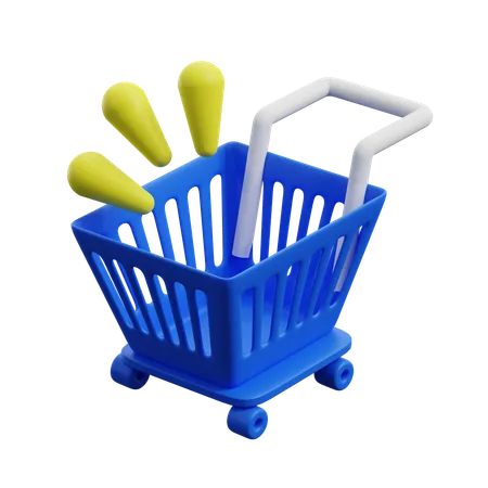 Empty Cart  3D Icon