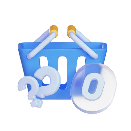 Empty Cart  3D Icon