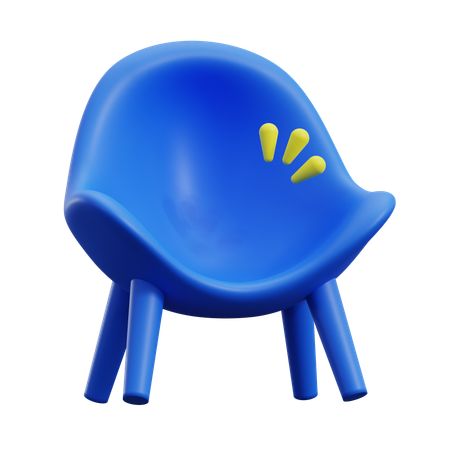 Empty Chair  3D Icon