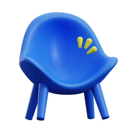 Empty Chair  3D Icon