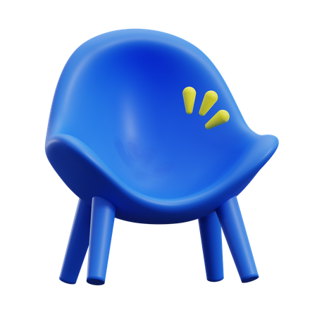Empty Chair  3D Icon
