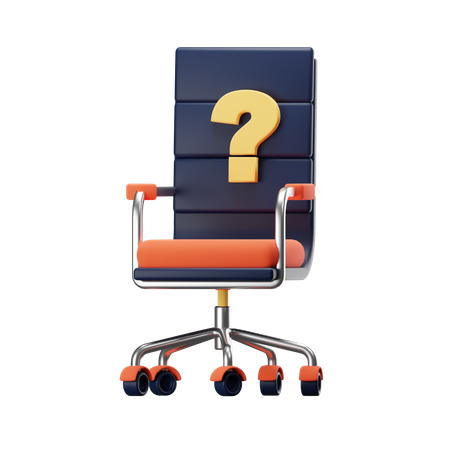 Empty Chair  3D Icon