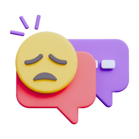 Empty Chat  3D Icon